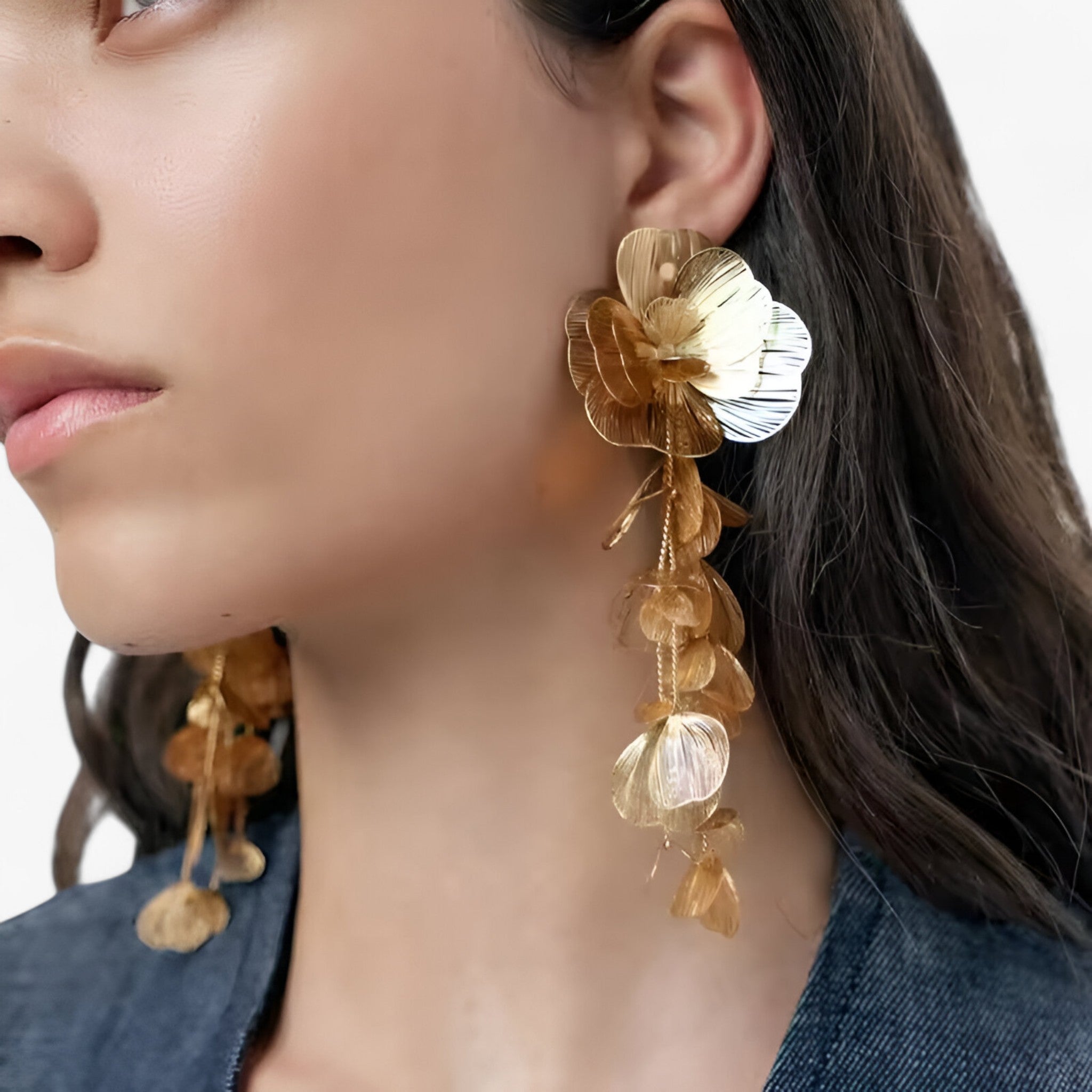 Zoë | Boucles d'oreilles en fleurs vintage