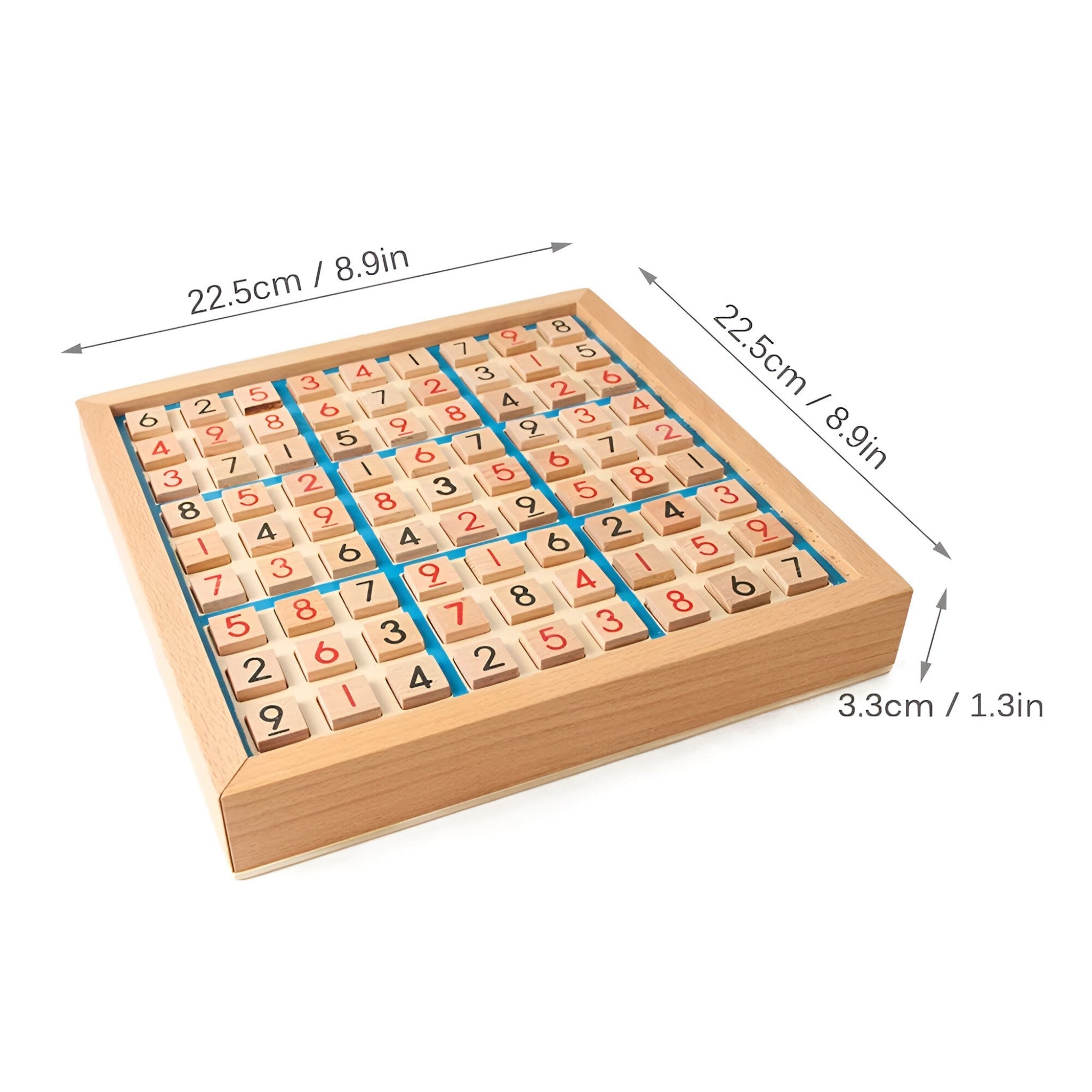 Daan | Jeu de société Sudoku en bois avec tiroir