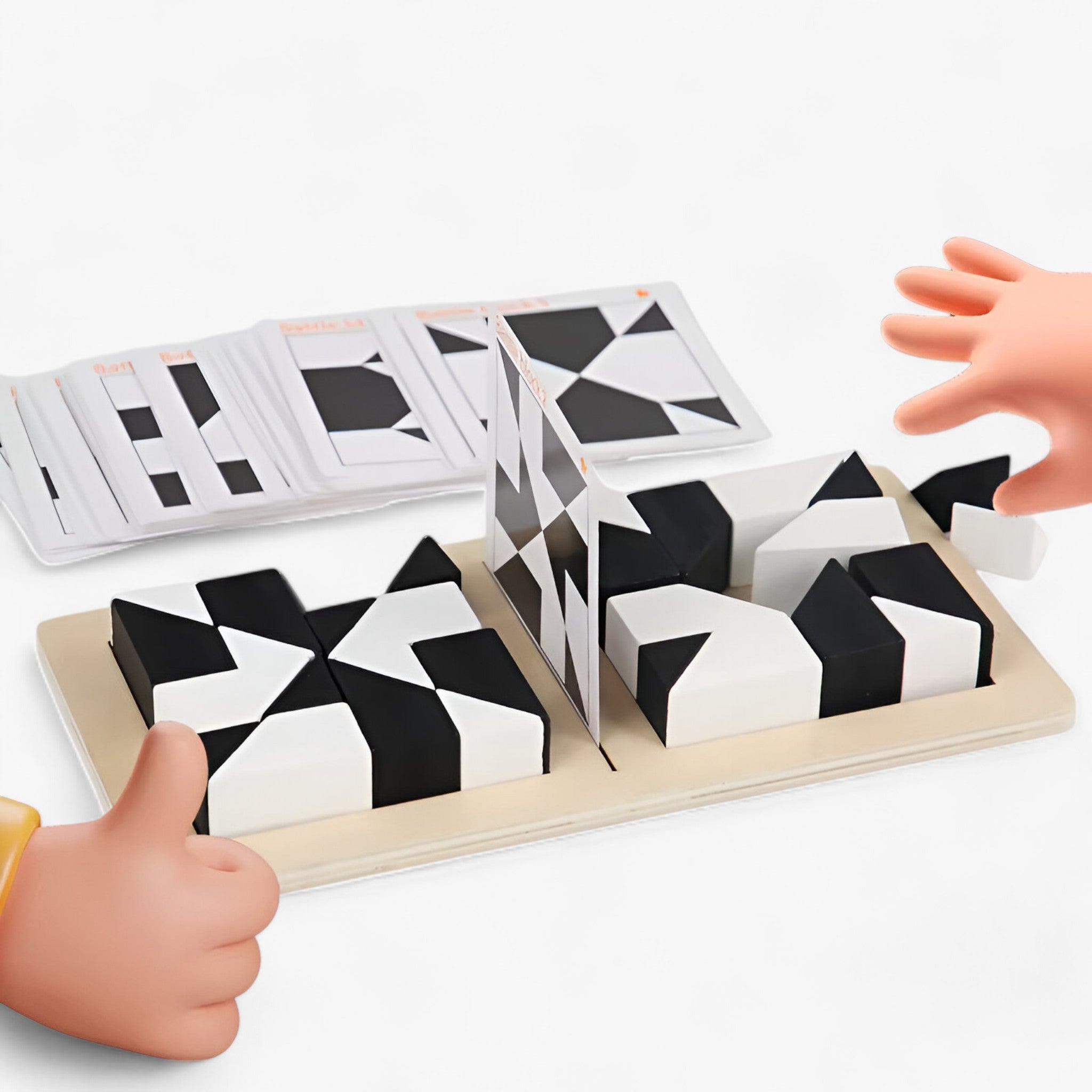 Mila | Jeu de puzzle tangram en bois