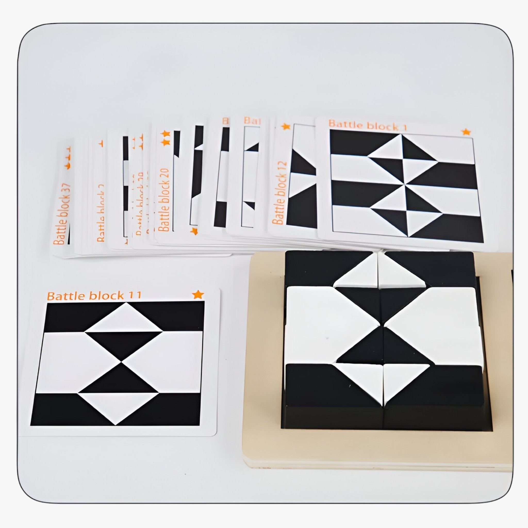 Mila | Jeu de puzzle tangram en bois