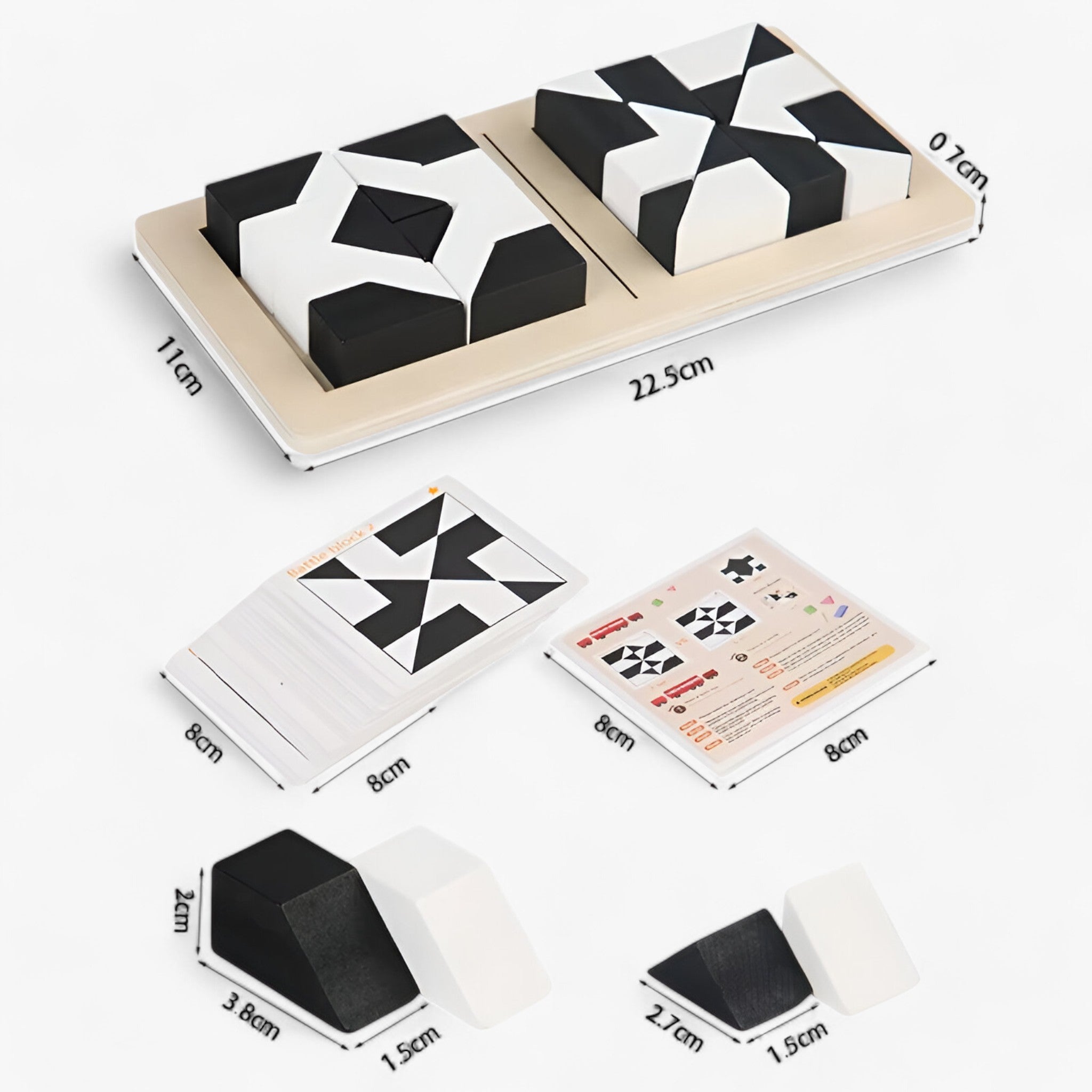 Mila | Jeu de puzzle tangram en bois