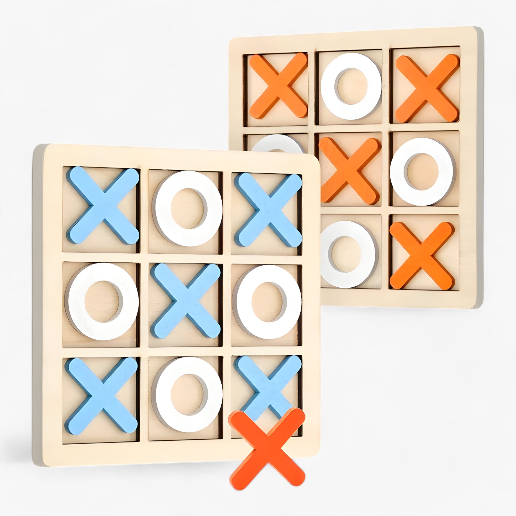 Slim Plezier | Jeu de Tic-Tac-Toe en Bois