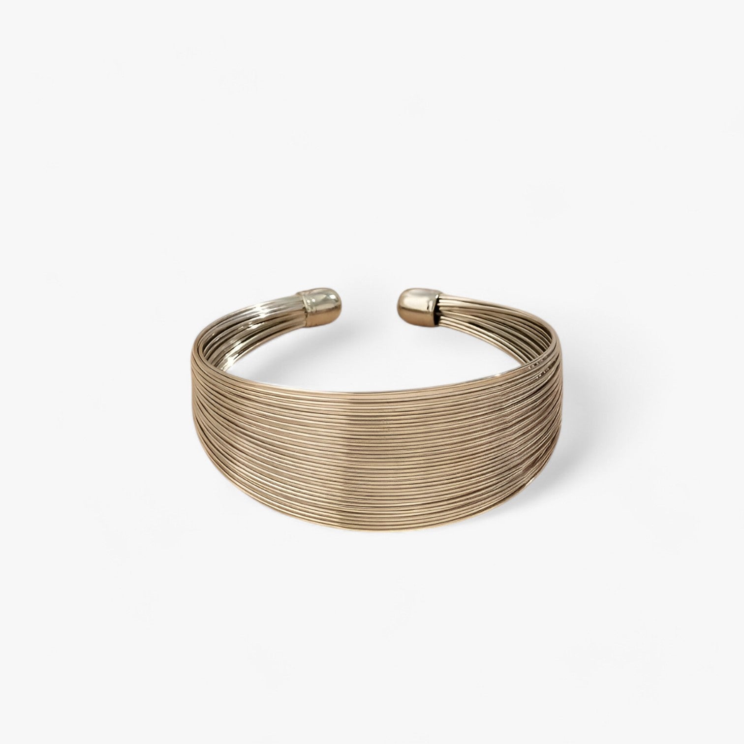 Hana | Bracelet Jonc Multistrat en Or Vintage