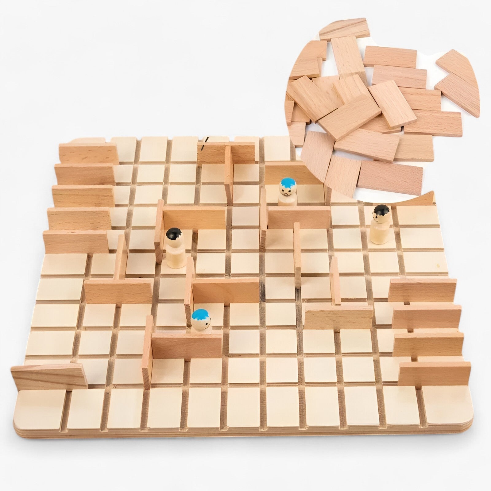 Stratégie Intelligente | Jeu Quoridor en Bois pour Familles