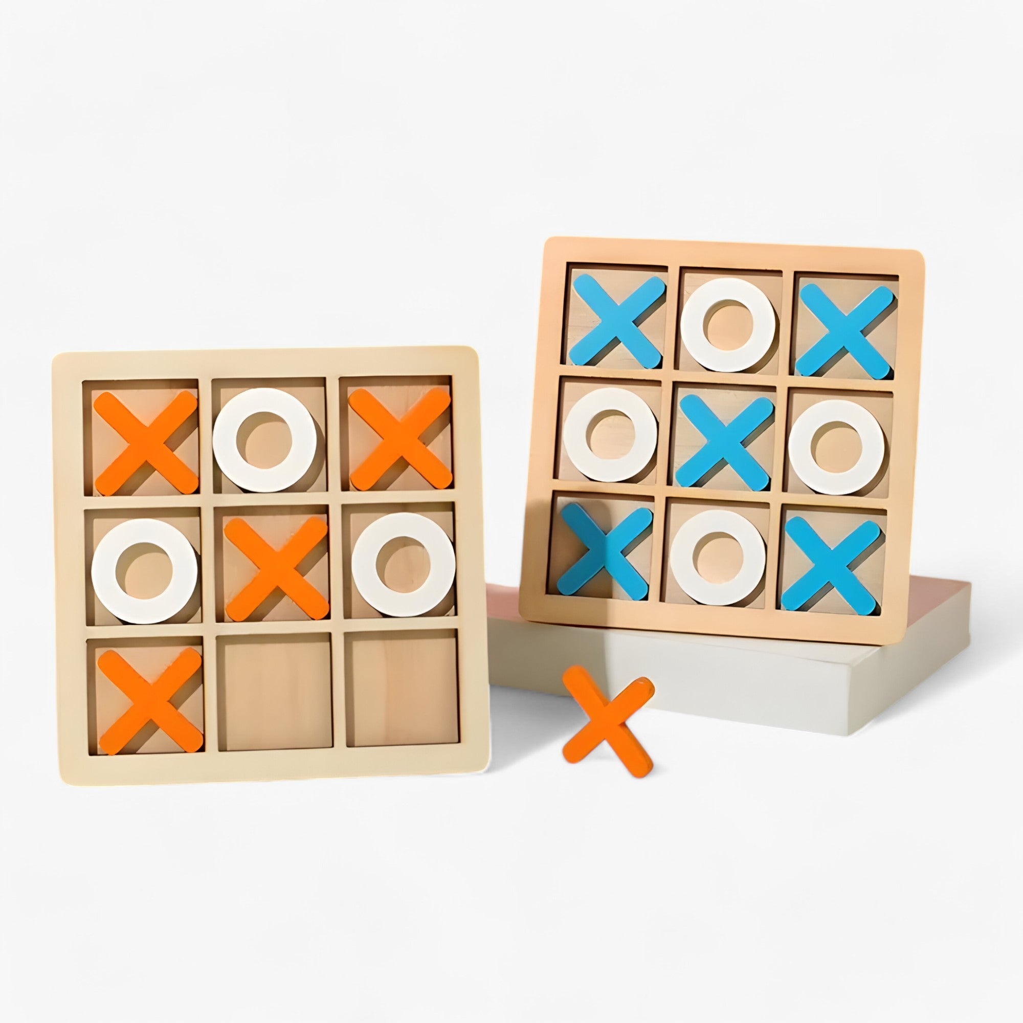 Slim Plezier | Jeu de Tic-Tac-Toe en Bois