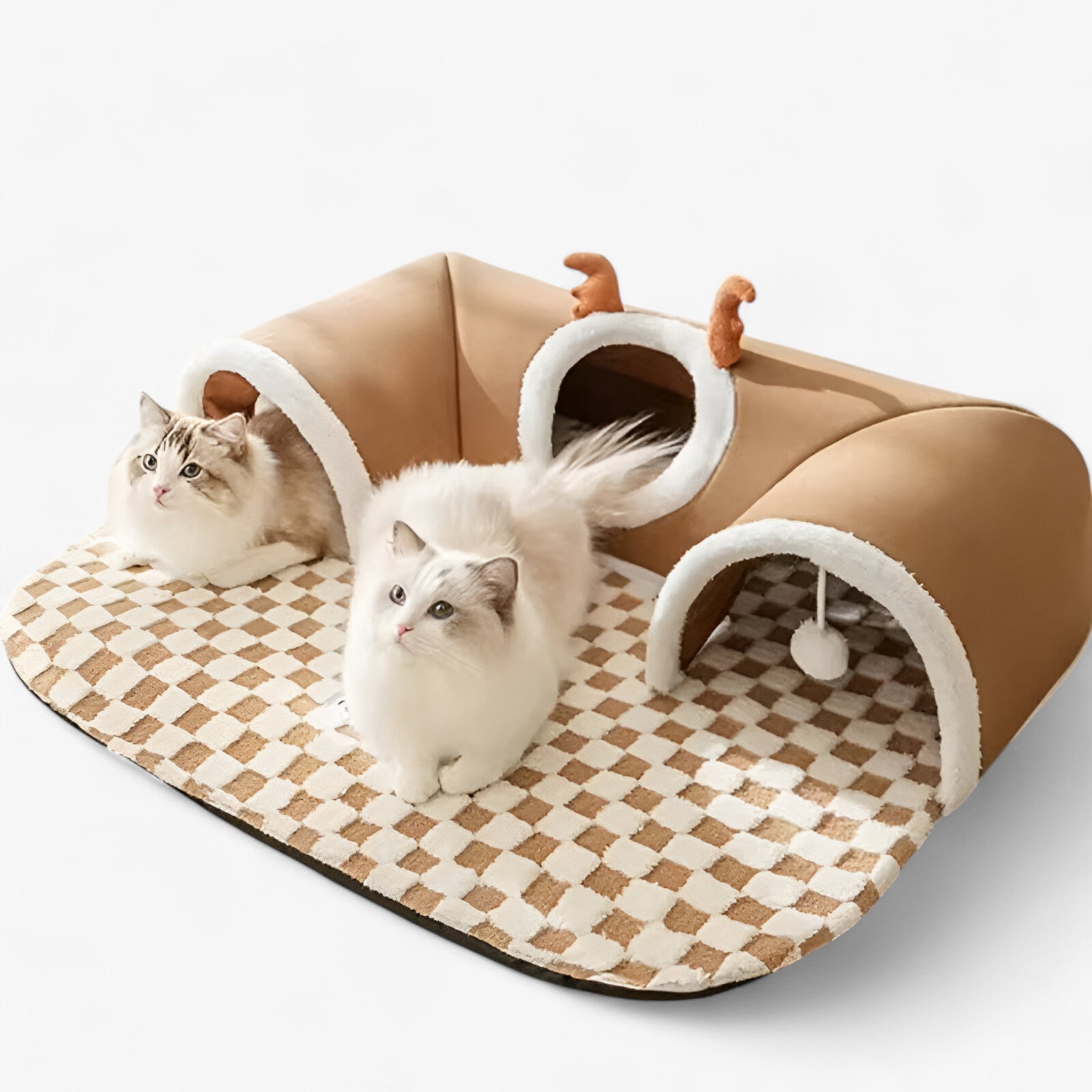 Whiskers | Lit Tunnel Chaleureux pour Chats