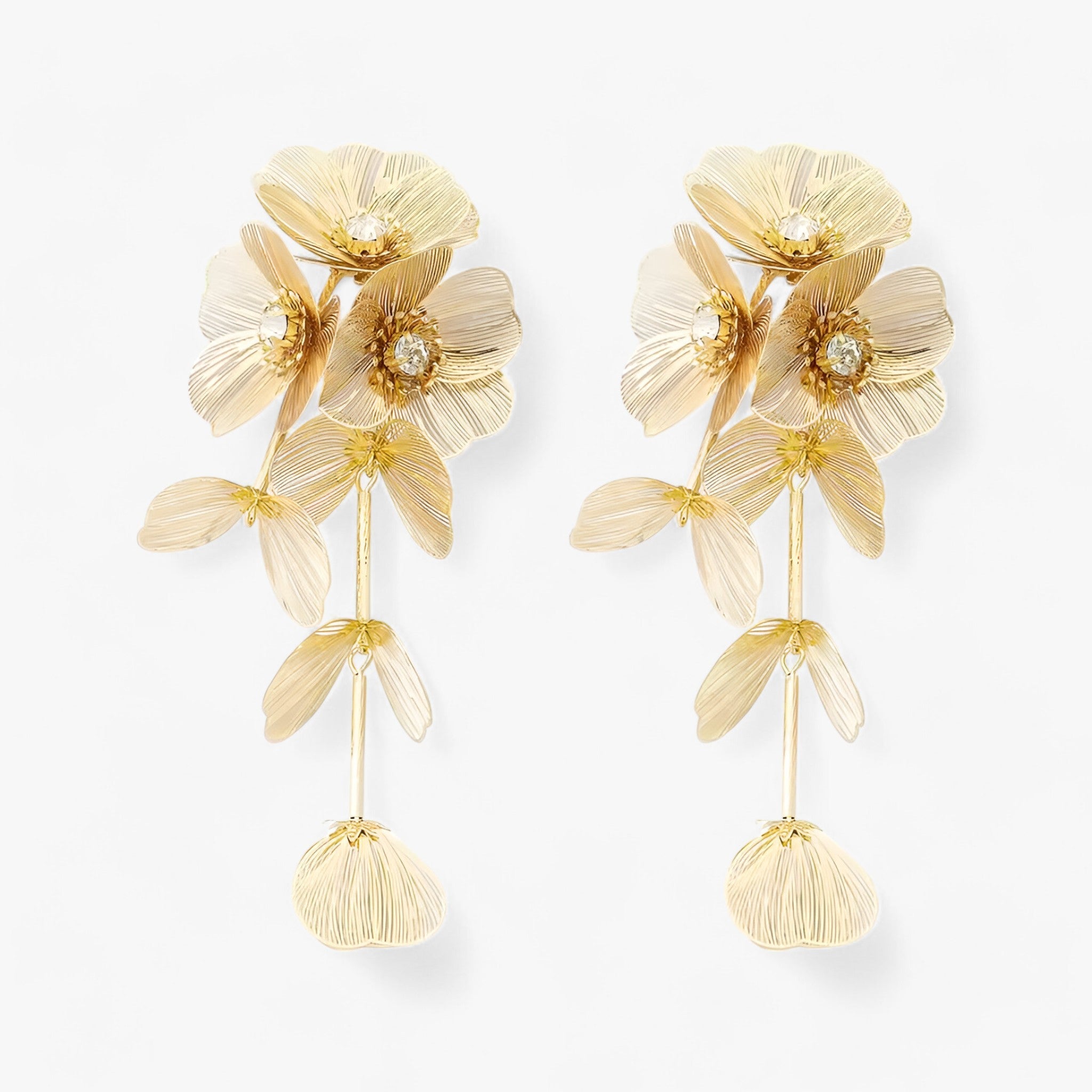 Zoë | Boucles d'oreilles en fleurs vintage