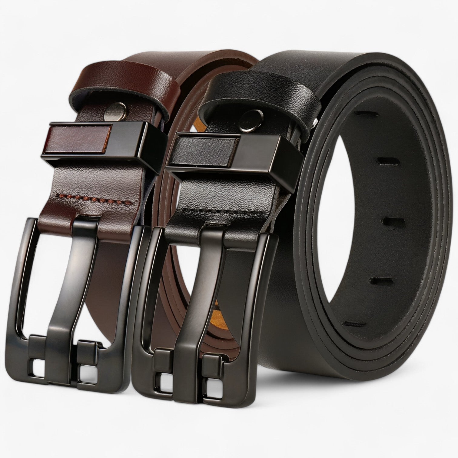 Jaxson | Ceinture en Cuir de Vache pour Homme