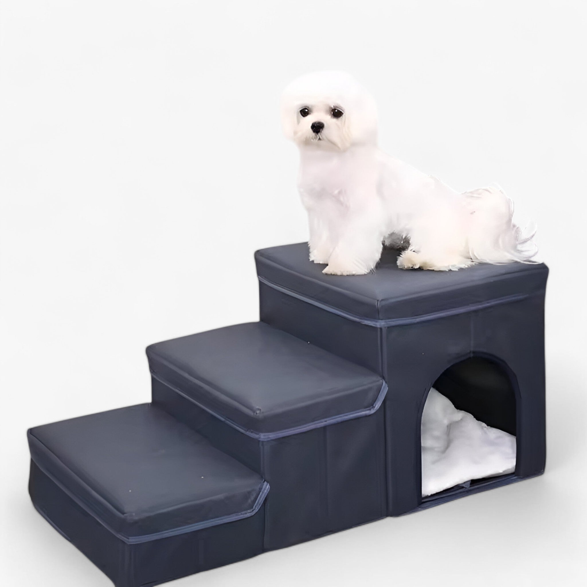 Oscar | Escalier pour chien pliable avec espace de rangement