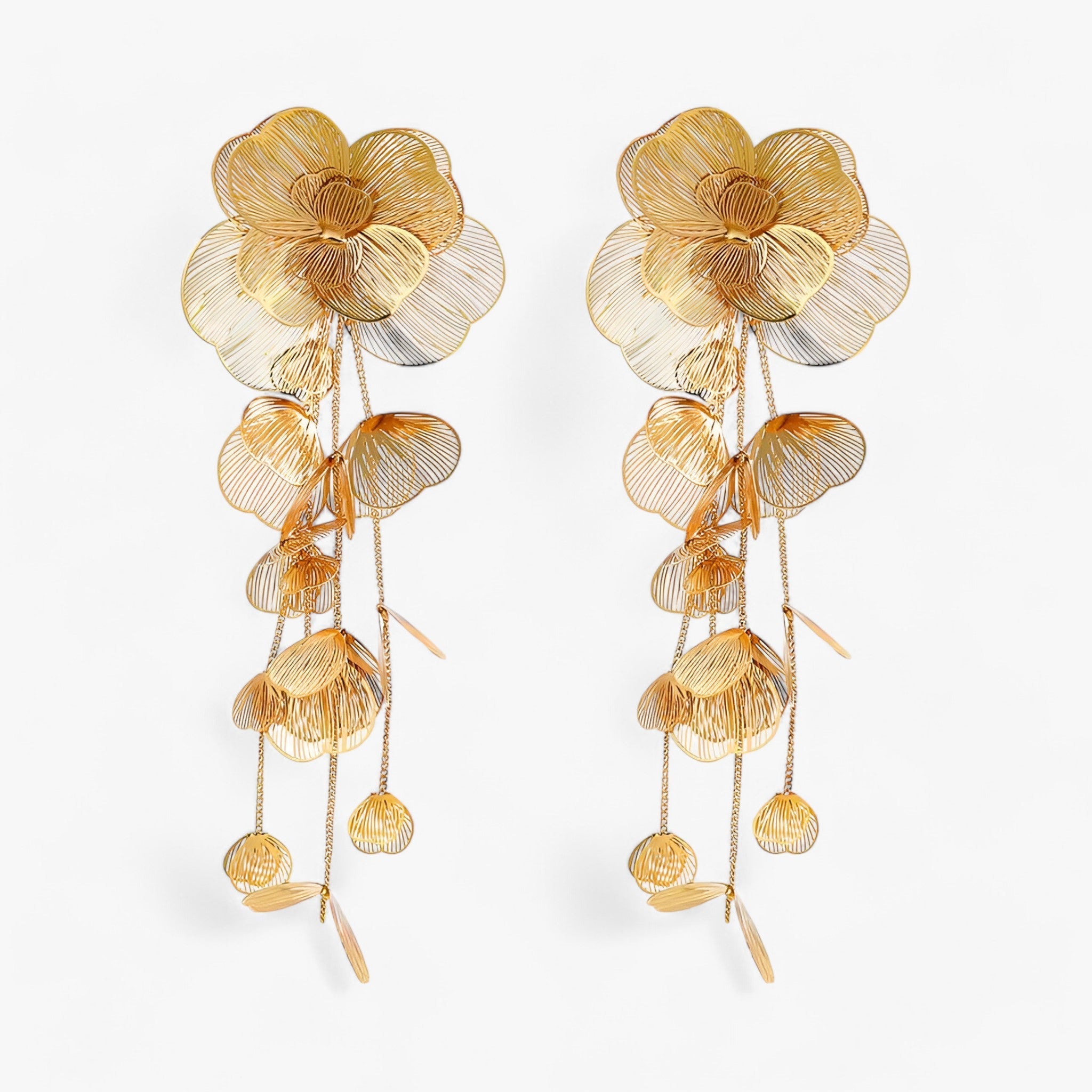 Zoë | Boucles d'oreilles en fleurs vintage