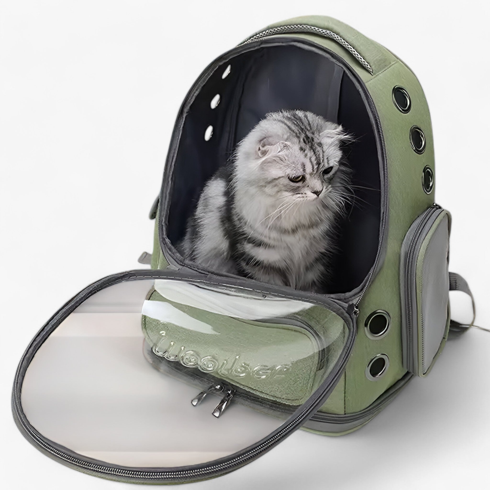 Nova | Sac de transport pour chat transparent et respirant pour voyage