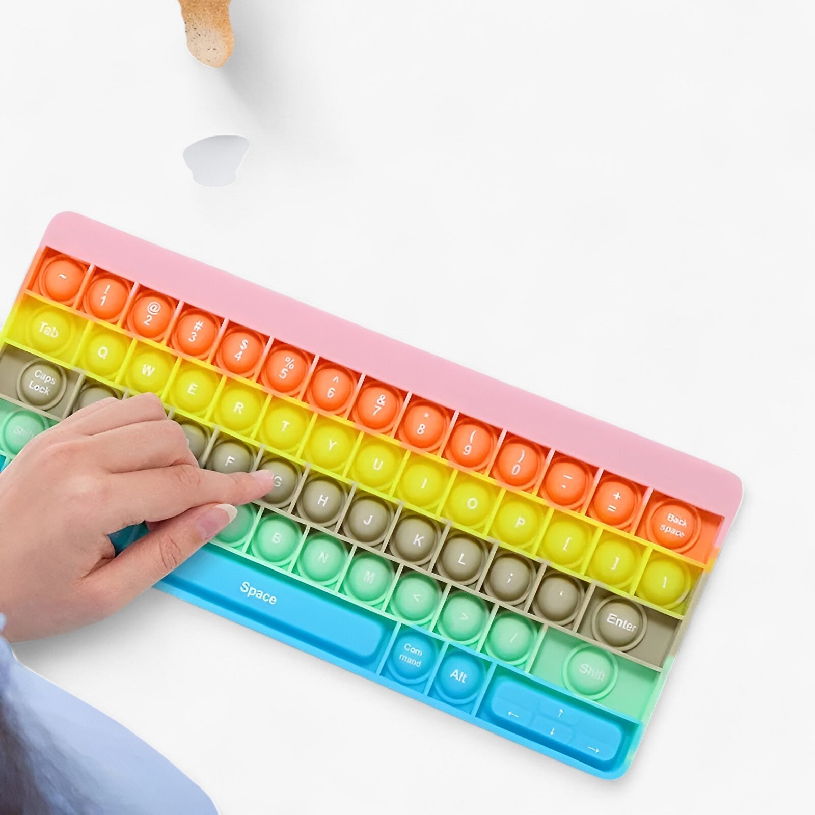 Kyle | Clavier Fidget Arc-en-ciel