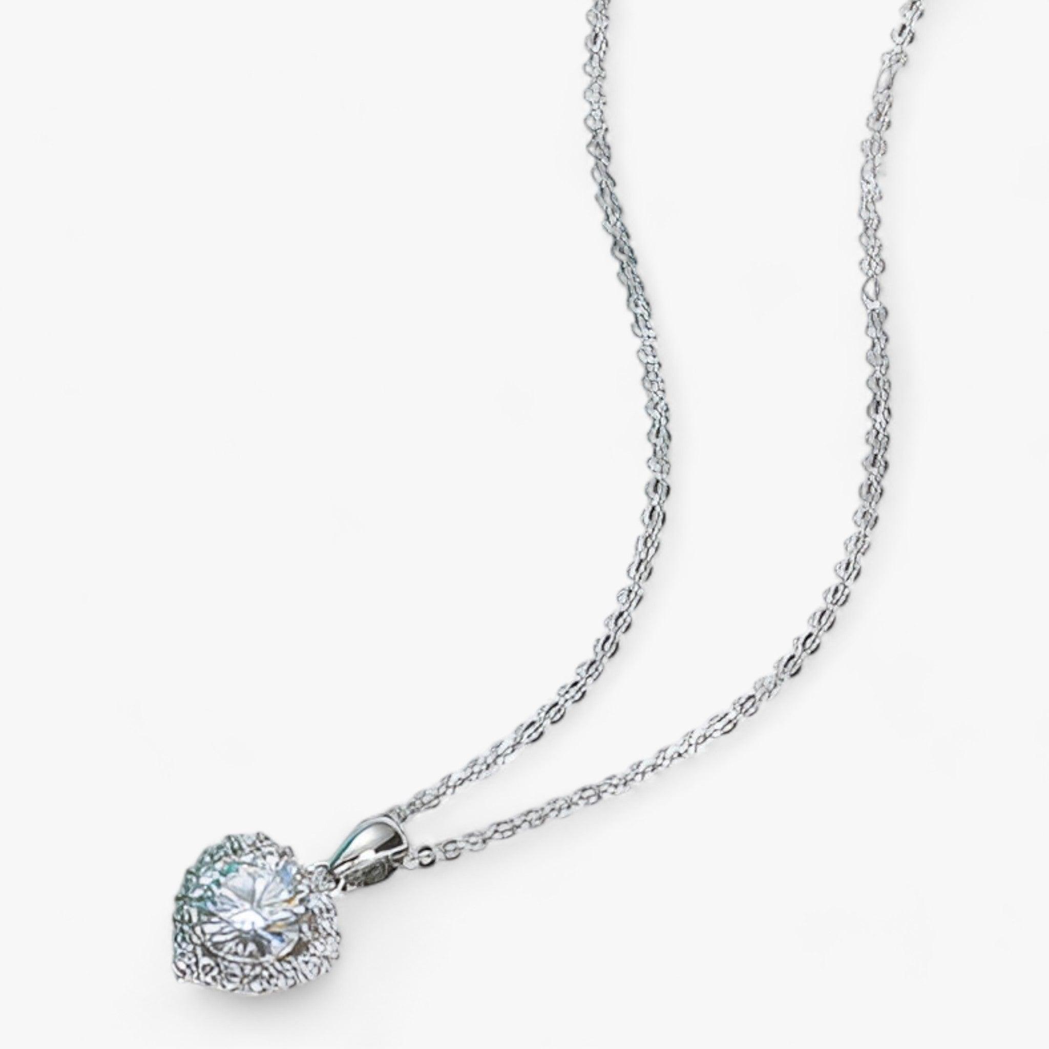 Heart | Collier Hart en Moissanite