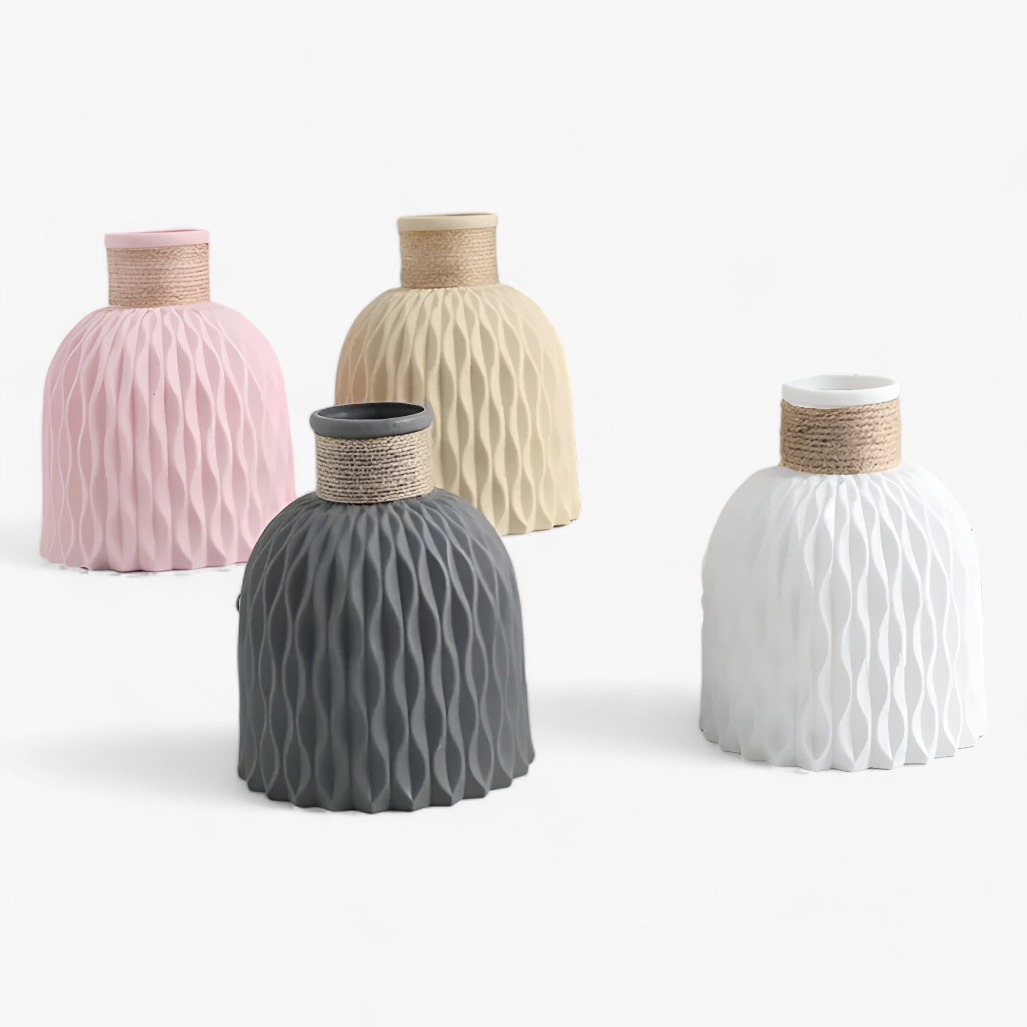 Wavecrest | Vase en plastique - Un accroche-regard élégant pour votre maison