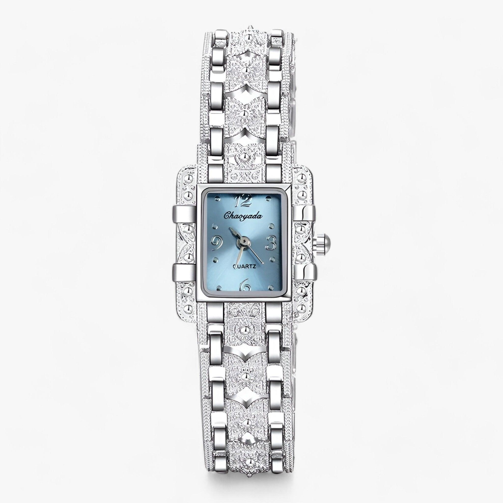 Adriana | Montre avec Cadran Rectangulaire et Cristaux