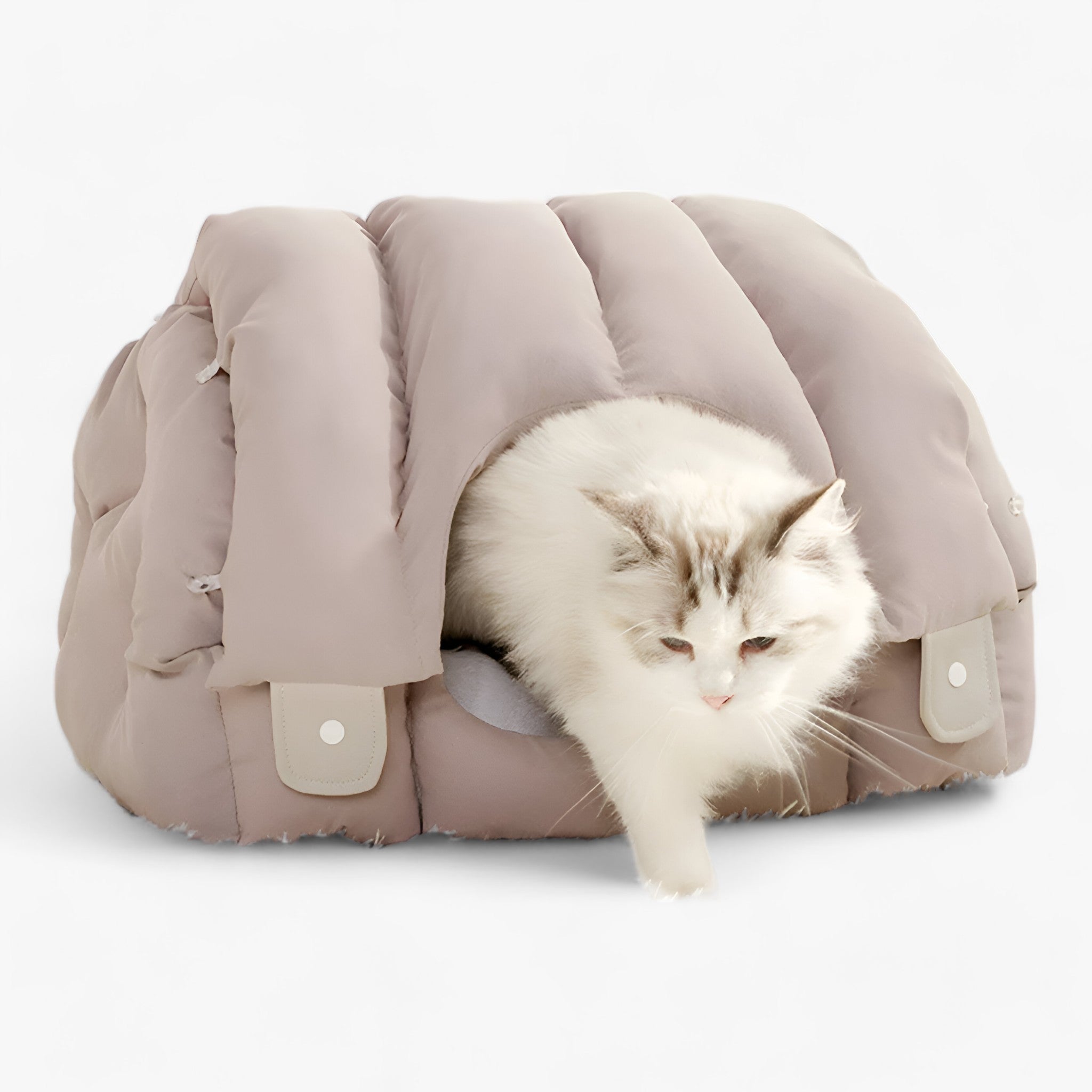 Douillet | Lit pour chat en forme de croissant